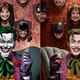 Image for article titled Cosplayer Brings Joker's Trophy Wall To Life As A Creepy Photograph